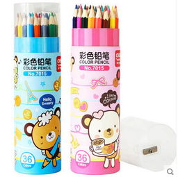 得力7015 36色彩色鉛筆 釋放創意，描繪多彩世界